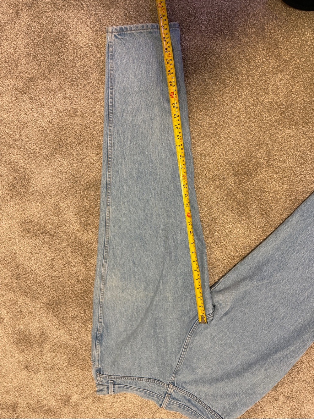 Vintage Jeanswork & Company High Rise Mom Jeans Light Wash Denim 38 - Picture 7 of 7